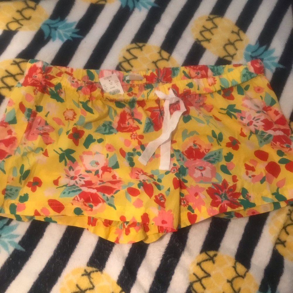 J.Crew Floral Sleepshorts
